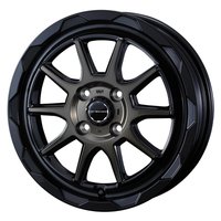 Weds(ウェッズ) WEDS ADVENTURE ウェッズアドベンチャー MUD VANCE 06 ブラックポリッシュブロンズクリア 12インチ PCD100.0 4穴