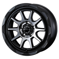 Weds(ウェッズ) WEDS ADVENTURE ウェッズアドベンチャー マットブラックポリッシュ 17インチ PCD114.3 5穴