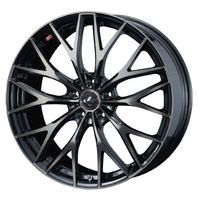 Weds(ウェッズ) LEONIS レオニス MX PBMC/TI(パールブラック ミラーカット/チタントップ) 17インチ PCD100.0 5穴