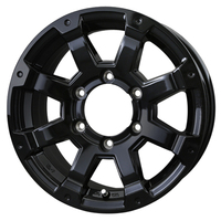 BADX(バドックス) ROCK KELLY ロックケリー グロスブラック 17インチ PCD139.7 6穴