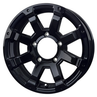 BADX(バドックス) ROCK KELLY ロックケリー MX-Ⅰ グロスブラック 16インチ PCD139.7 5穴