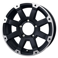 BADX(バドックス) ROCK KELLY ロックケリー マットブラック/リップポリッシュ 17インチ PCD114.3 5穴