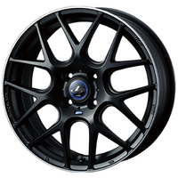 Weds(ウェッズ) LEONIS レオニス NAVIA 06(ナヴィア) マットブラックリムポリッシュ(MBP) 15インチ PCD100.0 4穴