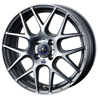 Weds(ウェッズ) LEONIS レオニス NAVIA 06(ナヴィア) マットガンメタマシニングカット(MGMC) 15インチ PCD100.0 4穴