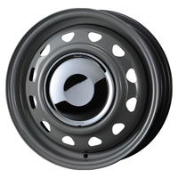 Weds(ウェッズ) STEEL WHEEL スチールホイール NeoCarrow(ネオキャロ) ※スチールホイール グレー/クロームキャップ 12インチ PCD100.0 4穴