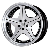 SUPER STAR(スーパースター) LEONHARDIRITT レオンハルト ブラック/ポリッシュ 20インチ PCD120.0 5穴