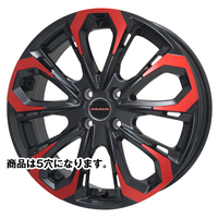 BIG WAY(ビッグウェイ) Leyseen レイシーン レッドクリア 17インチ PCD100.0 5穴