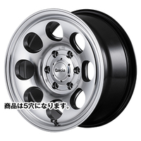 MID(マルカ) MID WHEELS メタリックグレー/ポリッシュ 16インチ PCD139.7 5穴