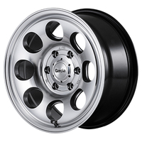 MID(マルカ) MID WHEELS メタリックグレー/ポリッシュ 17インチ PCD139.7 6穴