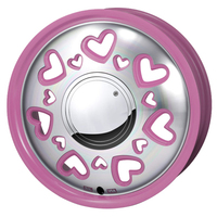 JAPAN三陽(ジャパン) K-Quty ケー・キューティ K-Quty ピンク/ポリッシュ 15インチ PCD100.0 4穴