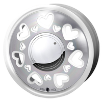 JAPAN三陽(ジャパン) K-Quty ケー・キューティ K-Quty パールホワイト/ポリッシュ 15インチ PCD100.0 4穴