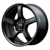 MID(マルカ) MID RACING R50 TYPE S(タイプエス) セミグロスブラック 17インチ PCD114.3 5穴