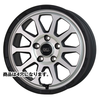 HOT STUFF(ホットスタッフ) MAD CROSS マッドクロス RANGER(レンジャー) マットシルバー 12インチ PCD100.0 4穴
