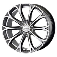 COSMIC(コスミック) VENERDI ヴェネルディ LEGART(レガート) ハイパーグレーポリッシュアンダーカット 18インチ PCD114.3 5穴