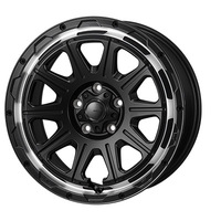 JAPAN三陽(ジャパン) MONZAJAPAN HI-BLOCK モンツァジャパン ハイブロック サテンブラック/リムポリッシュ 16インチ PCD114.3 5穴