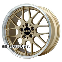 BBS RG-R RG-R ゴールドダイヤカット(GLD) 17インチ PCD100.0 4穴
