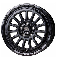 HOT STUFF(ホットスタッフ) BARKLEY HARDROCK バークレイ ハードロック RIZARD(リザード) セミグロスブラック 16インチ PCD114.3 5穴