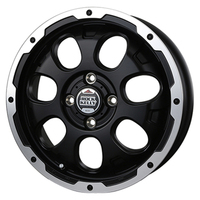 BADX(バドックス) ROCK KELLY ロックケリー マットブラック/リップポリッシュ 14インチ PCD100.0 4穴