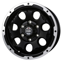 BADX(バドックス) ROCK KELLY ロックケリー マットブラック/リップポリッシュ 17インチ PCD139.7 6穴