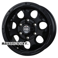 BADX(バドックス) ROCK KELLY ロックケリー CALDERA(カルデラ) マットブラック 15インチ PCD139.7 5穴