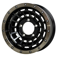 HOT STUFF(ホットスタッフ) BARKLEY HARDROCK バークレイ ハードロック ROGAN(ローガン) ブラック&リムポリッシュ+ブロンズクリア 16インチ PCD139.7 5穴