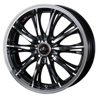 Weds(ウェッズ) LEONIS レオニス PBMC(パールブラック/ミラーカット) 17インチ PCD100.0 4穴