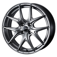 Weds(ウェッズ) WedsSport ウェッズスポーツ PSB(プラチナシルバーブラック) 15インチ PCD100.0 4穴