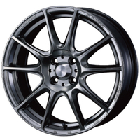 Weds(ウェッズ) WedsSport ウェッズスポーツ PSB(プラチナシルバーブラック) 15インチ PCD100.0 4穴