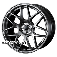 Weds(ウェッズ) WedsSport ウェッズスポーツ PSB(プラチナシルバーブラック) 15インチ PCD100.0 4穴