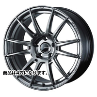 Weds(ウェッズ) WedsSport ウェッズスポーツ PSB(プラチナシルバーブラック) 15インチ PCD100.0 4穴