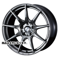 Weds(ウェッズ) WedsSport ウェッズスポーツ PSB(プラチナシルバーブラック) 17インチ PCD100.0 4穴