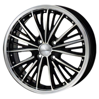 TreasureOne(トレジャーワン) CliffClimb LEWIS クリフクライム ルイス SC025 ブラックポリッシュ 16インチ PCD100.0 4穴