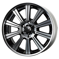 SUPER STAR(スーパースター) PURE SPIRITS ピュアスピリッツ OAKS XC(オークス) ブラックポリッシュ 20インチ PCD139.7 6穴