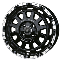 BADX(バドックス) LOXARNY ロクサーニ グロスブラック/リップポリッシュ 14インチ PCD100.0 4穴