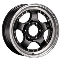 SSR DEVIDE ディバイド SP1H グロスブラックポリッシュ 17インチ PCD139.7 6穴