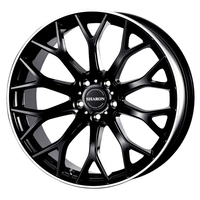 COSMIC(コスミック) VENERDI ヴェネルディ SHARON(シャロン) ブラック/リムポリッシュ 18インチ PCD114.3 5穴