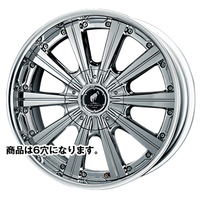 SUPER STAR(スーパースター) PURE SPIRITS ピュアスピリッツ SUFFOLK(サフォーク) ハイパークローム 22インチ PCD139.7 6穴