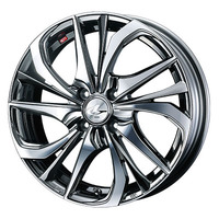 Weds(ウェッズ) LEONIS レオニス BMCMC(ブラックメタルコート/ミラーカット) 17インチ PCD100.0 4穴