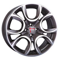 ABE SHOKAI(阿部商会) MAK マック TORINO(トリノ) ガンメタリックミラー 17インチ PCD98.0 4穴