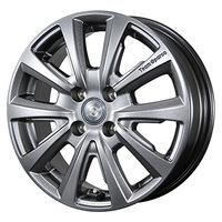 TOPY(トピー実業) Team Sparco チームスパルコ メタルグレー 15インチ PCD100.0 4穴