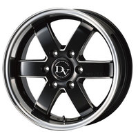 COSMIC(コスミック) DIAVOLETTO ディアヴォレット VALERIO(ヴァレリ) ブラックサイドマシニング 15インチ PCD139.7 6穴