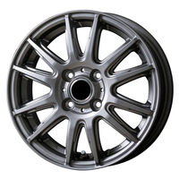 TOPY(トピー実業) V-EMOTION ブイエモーション TS6 マットシルバー 14インチ PCD100.0 4穴