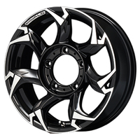 WALD(ヴァルド) VORSALINO ボルサリーノ V11-C ブラックポリッシュ 16インチ PCD139.7 5穴