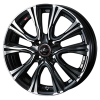 Weds(ウェッズ) LEONIS レオニス PBMC(パールブラック/ミラーカット) 17インチ PCD100.0 4穴