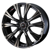 Weds(ウェッズ) LEONIS レオニス PBMC/TI(パールブラックミラーカット/チタントップ) 20インチ PCD114.3 5穴