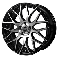 JAPAN三陽(ジャパン) MONZAJAPAN Warwic モンツァジャパン ワーウィック MX-09 ブラック/ポリッシュ 17インチ PCD114.3 5穴