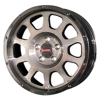 TreasureOne(トレジャーワン) WILD PORTER ワイルドポーター ブラックポリッシュ・ブラッククリア 17インチ PCD114.3 5穴