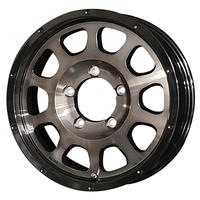 TreasureOne(トレジャーワン) WILD PORTER ワイルドポーター CROSS TEN(クロス テン) ブラックポリッシュ・ブラッククリア 16インチ PCD139.7 5穴