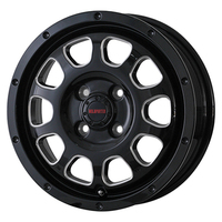 TreasureOne(トレジャーワン) WILD PORTER ワイルドポーター ブラックサイドミーリング 12インチ PCD100.0 4穴