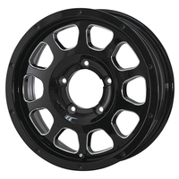 TreasureOne(トレジャーワン) WILD PORTER ワイルドポーター CROSS TEN(クロス テン) ブラックサイドミーリング 16インチ PCD139.7 5穴